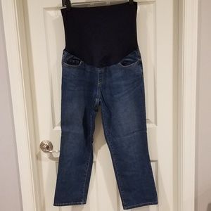 Liz Lange maternity denim capris, 8
